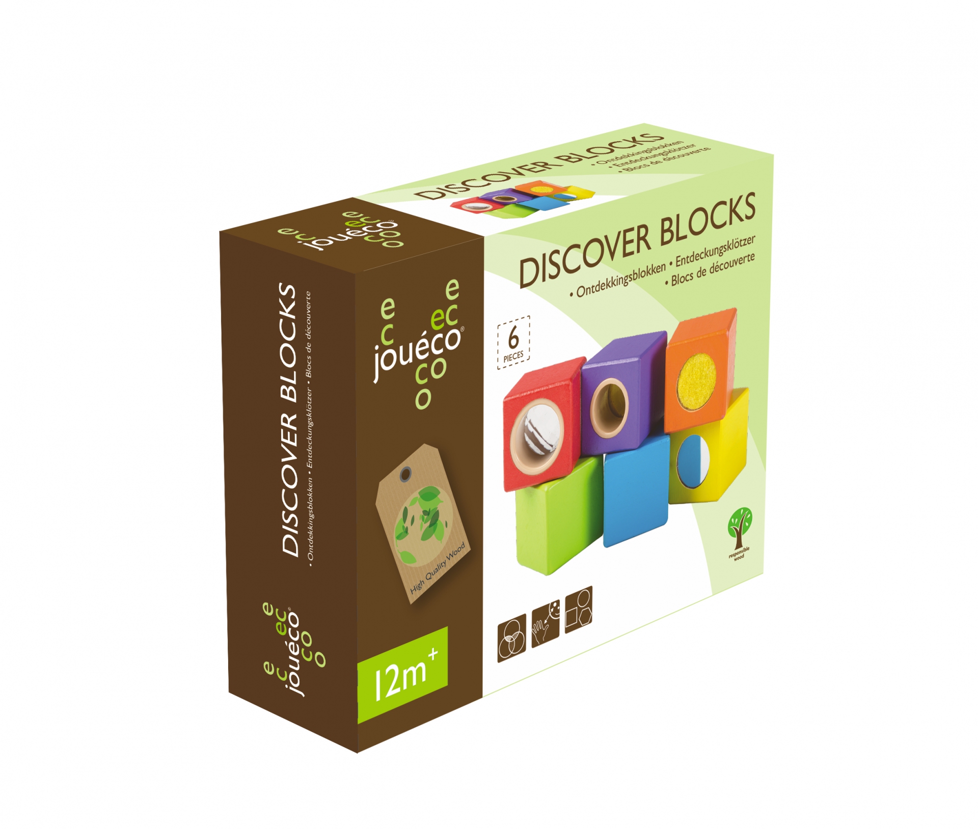 Discover blocks, 6 pieces