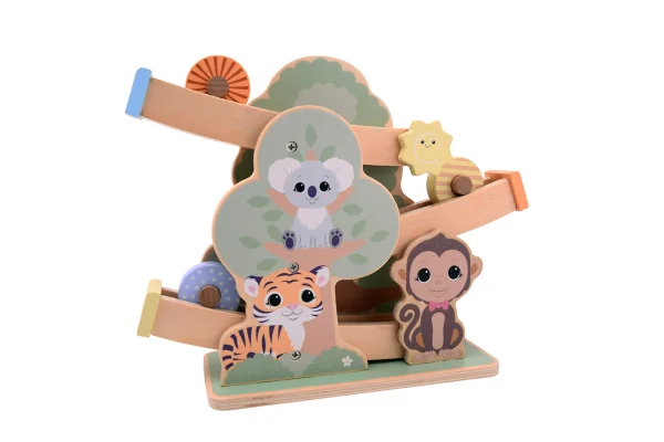 Boom hellingbaan met drie wielen