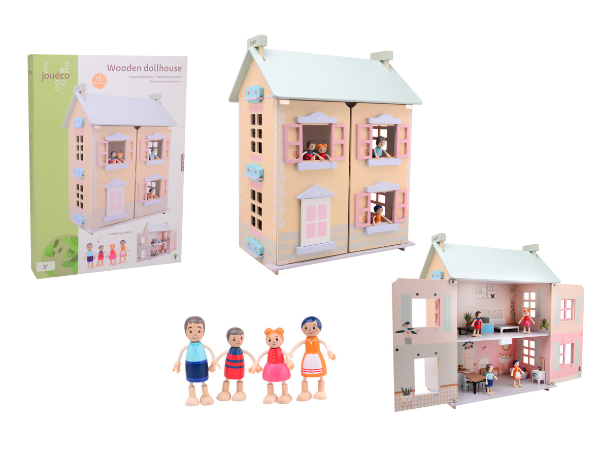 Wooden doll house