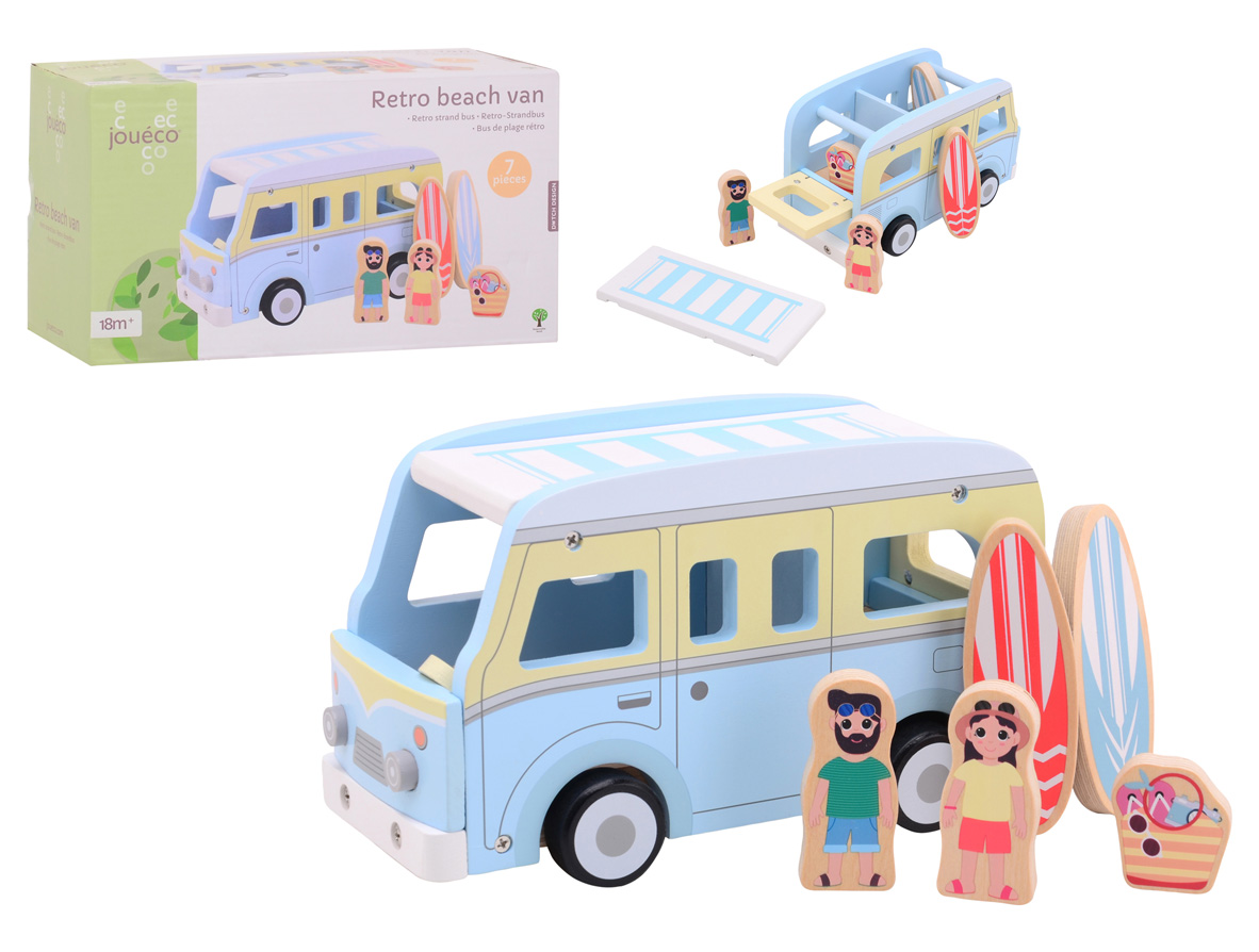 Retro beach van