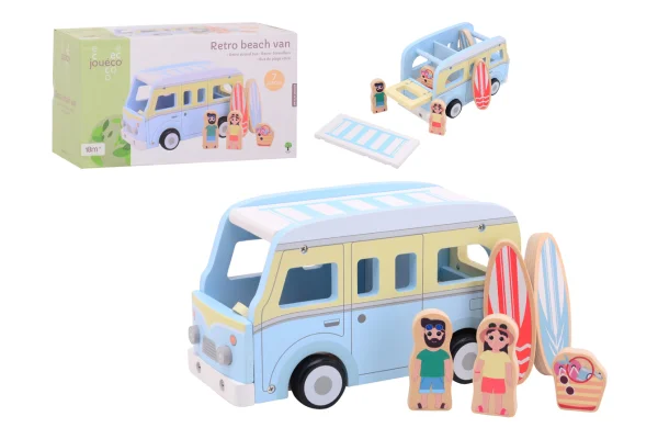 Retro beach van