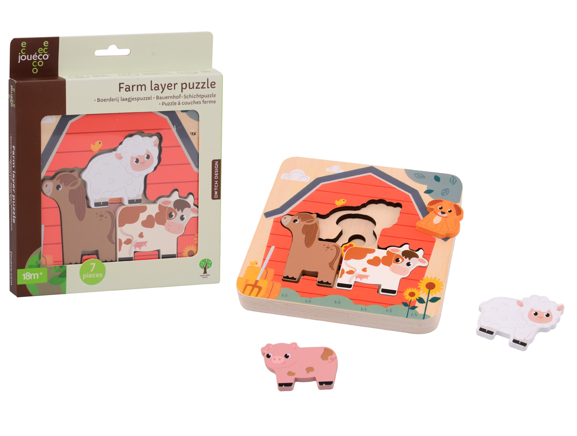 Puzzle à couches ferme