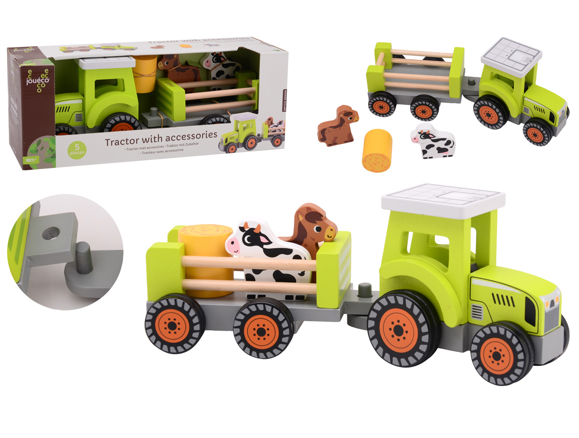 Tractor met accesoires