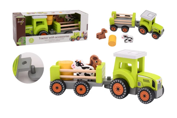 Tracteur avec accessoires