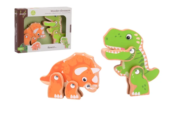 Wooden dinosaurs