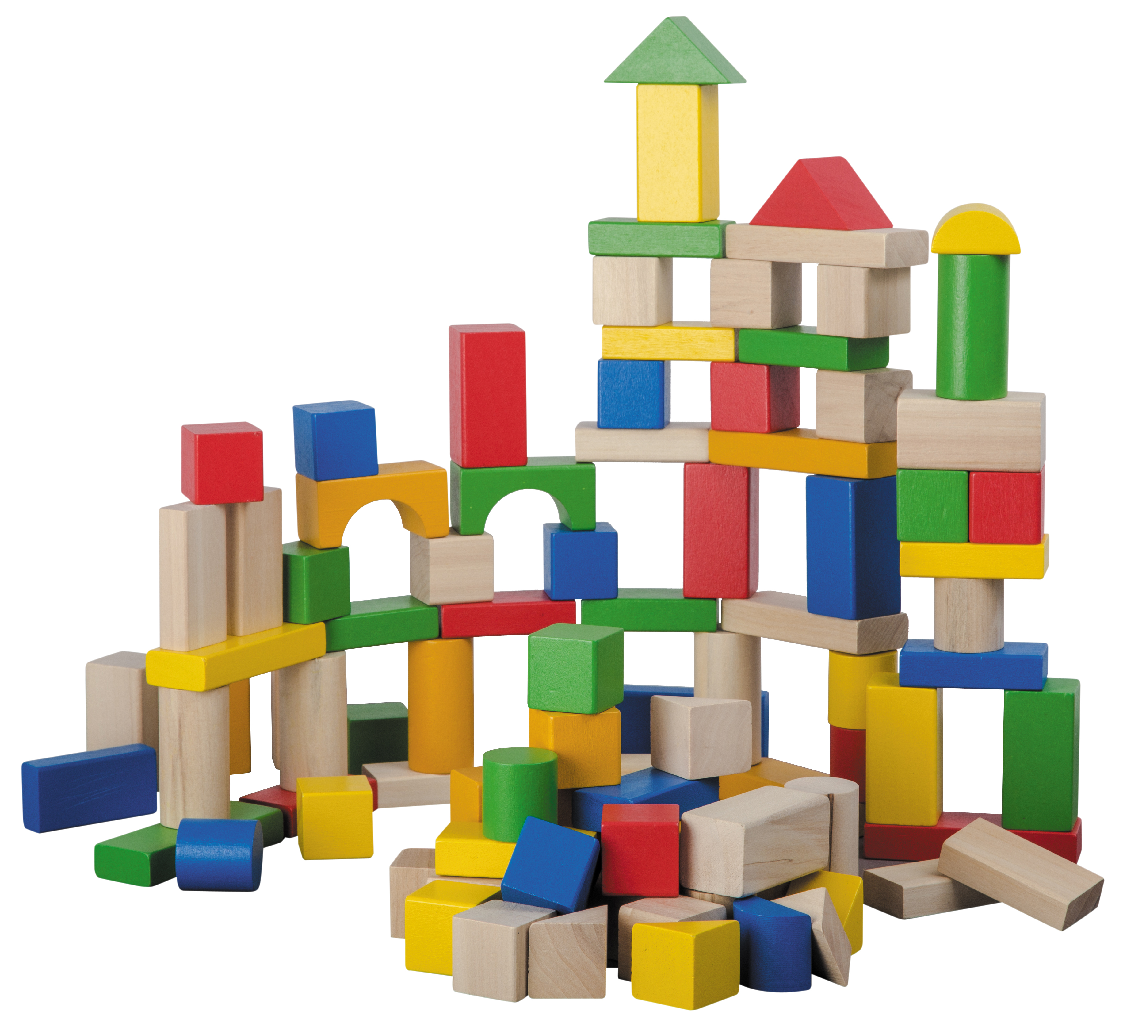 Wooden blocks 100 pcs