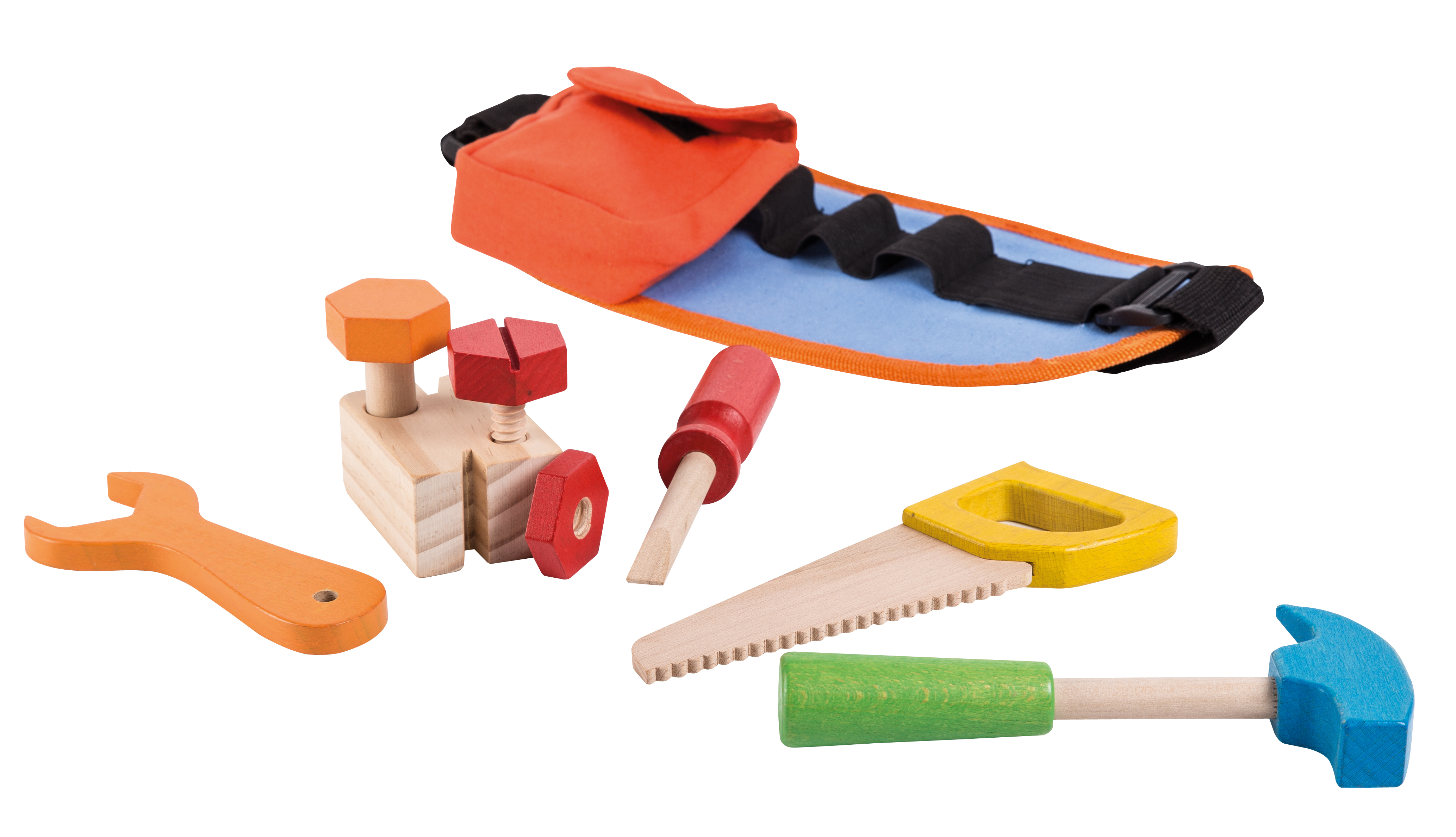 Toolbelt with tools 9-pieces