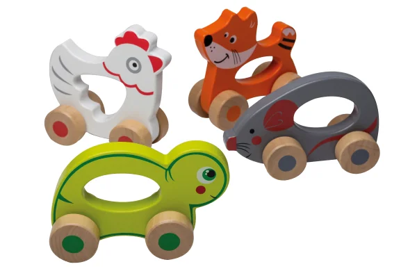 Rolling animals 4 assorted