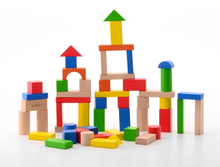 Wooden blocks 100 pcs