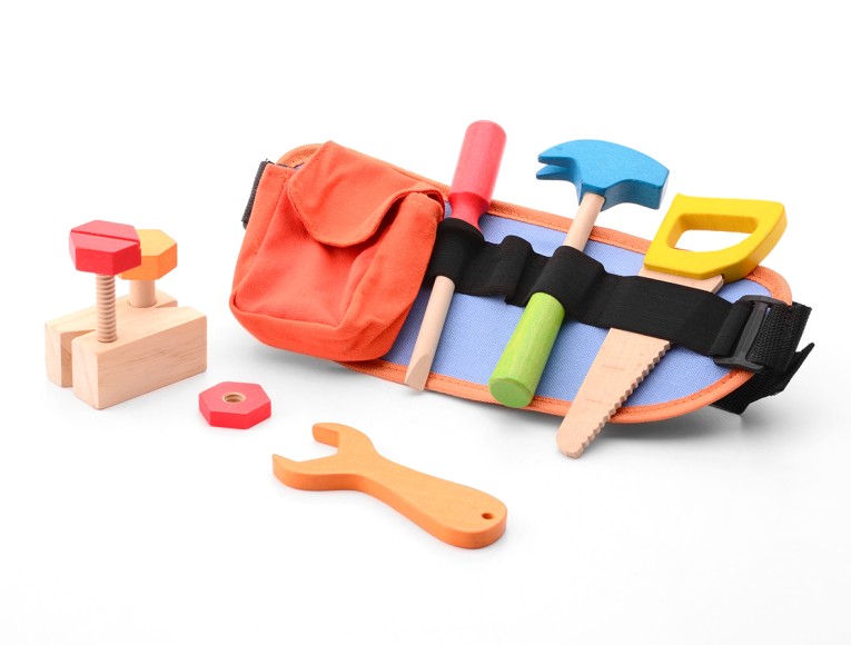 Toolbelt with tools 9-pieces