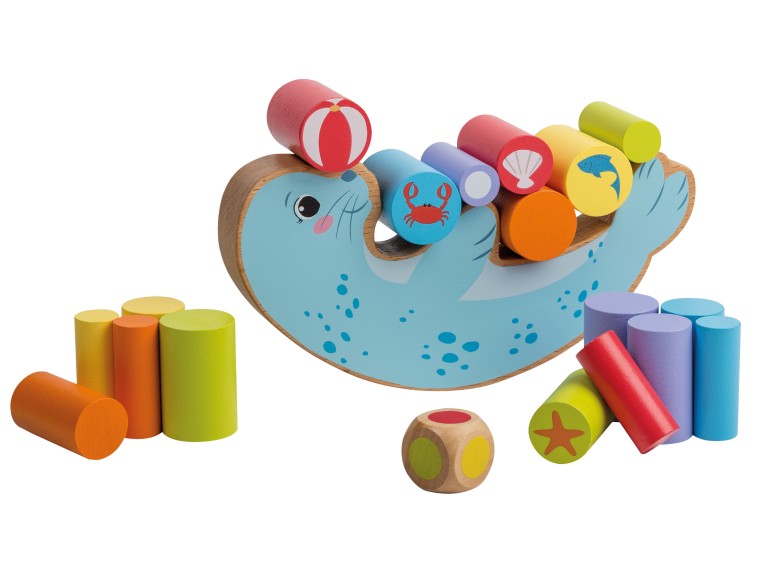 Seal balance game, 20 pieces