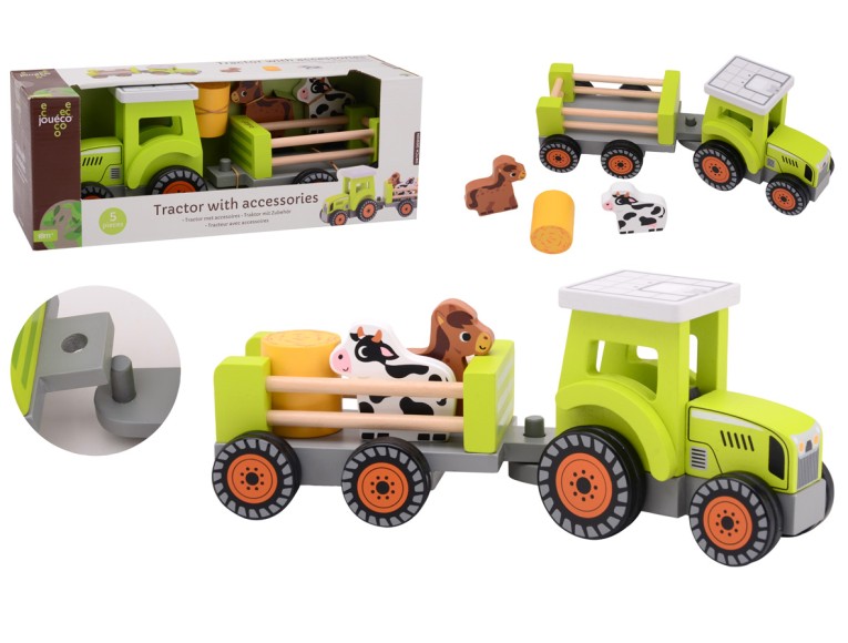 Tracteur avec accessoires